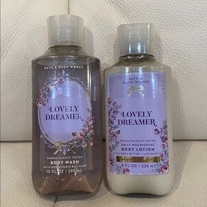 Bath and Body Works Lovely Dreamer Body Wash and Lotion Set  Full Size